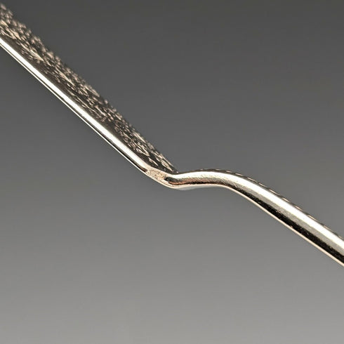 約 1895 年英國古董純銀奶油刀 48 克 Wakely&Wheeler